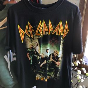 2005 Def Leppard Rock of Ages Tour T Shirt